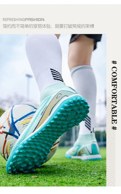 New Men Football Boots Professional Ultralight Match Grass Futsal Soccer Shoes Cleats Women Unisex High-quality TF/FG Sneakers