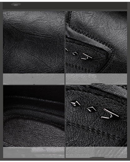 Leather Men Casual Shoes Breathable Soft Sole Office Loafers Shoes Men Designer Shoes