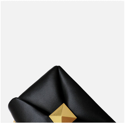 Luxury Designer Women's Crossbody Bag Real Leather Small Square High Quality Cowhide Underarm Shoulder Fashion Bag