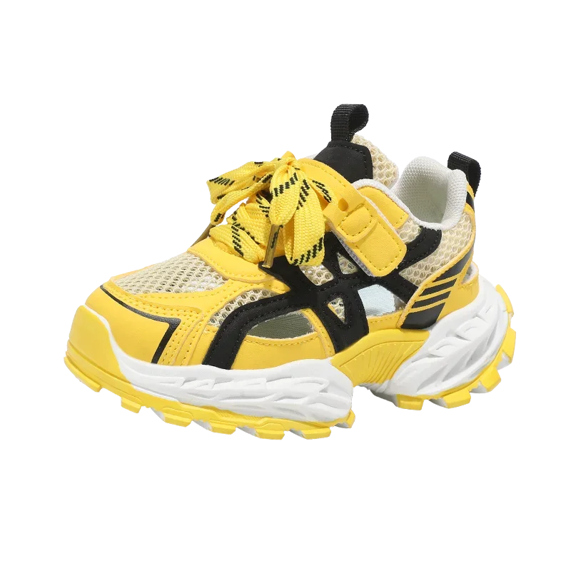 Fashion Kids Soft Chunky Running Sports Shoes Children's Sneakers Boy Spring Summer Mesh Girls School Causal Basketball Shoes