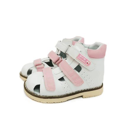 Child Girl Sandals Boys Children's Orthopedic Shoes Summer Toddler Flower Design Princess Flatfeet Footwear 2 To 8Years Age