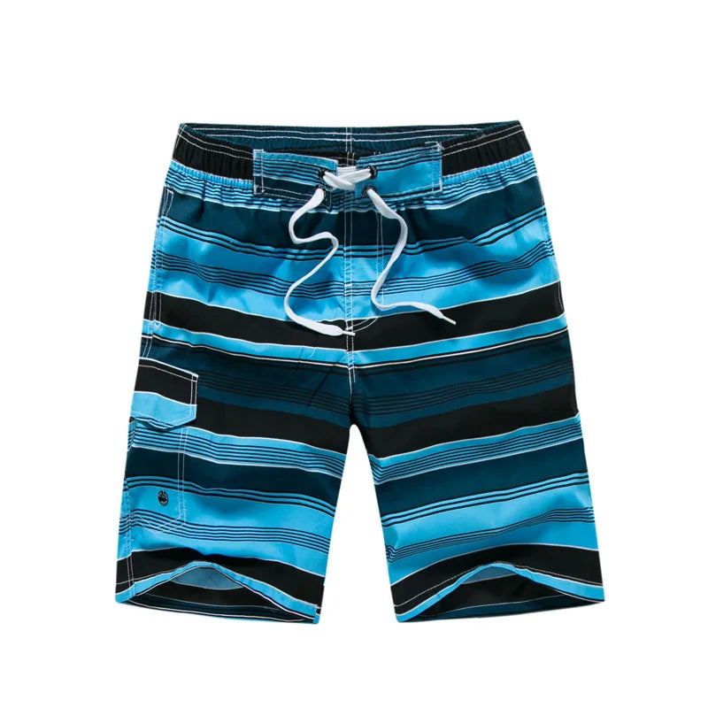 Summer Men's Beach Shorts Printing Casual Loose Hawaii Quick Dry Board Shorts Bermuda Surf Board Shorts Mens Short Pants