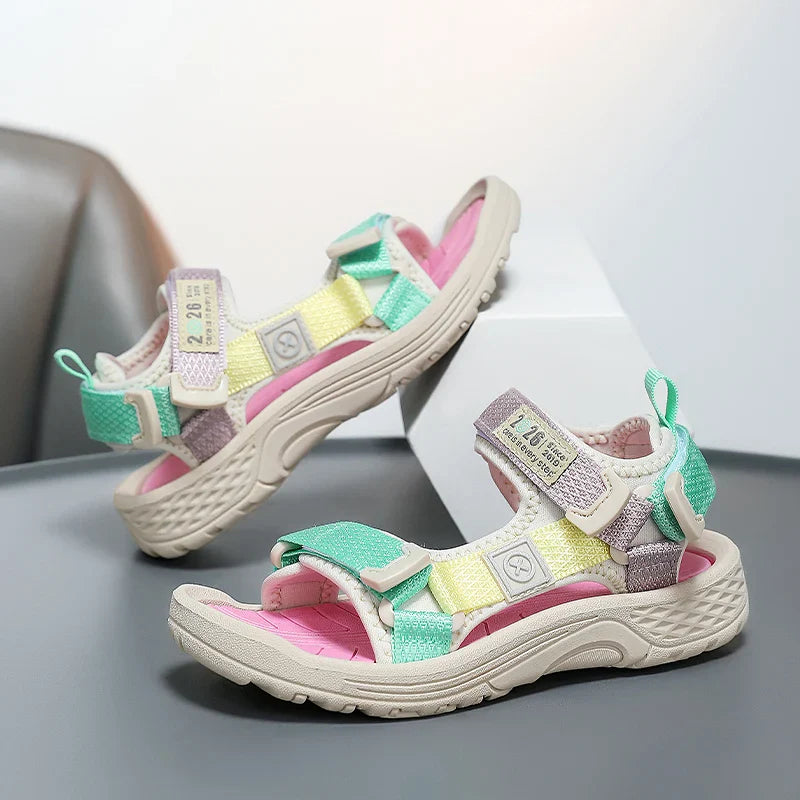 Summer Beach Water Children Casual Sport Sandals Fashion Shoes Outdoor Non-slip Bottom Boys Comfortable Walking Sandals Girls