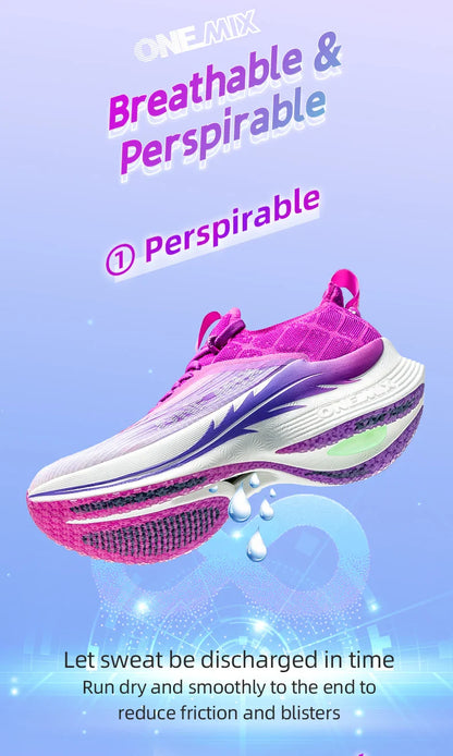 Carbon Plate Marathon Running Racing Shoes Professional Stable Support Shock-relief Ultra-light Rebound Sport Sneakers