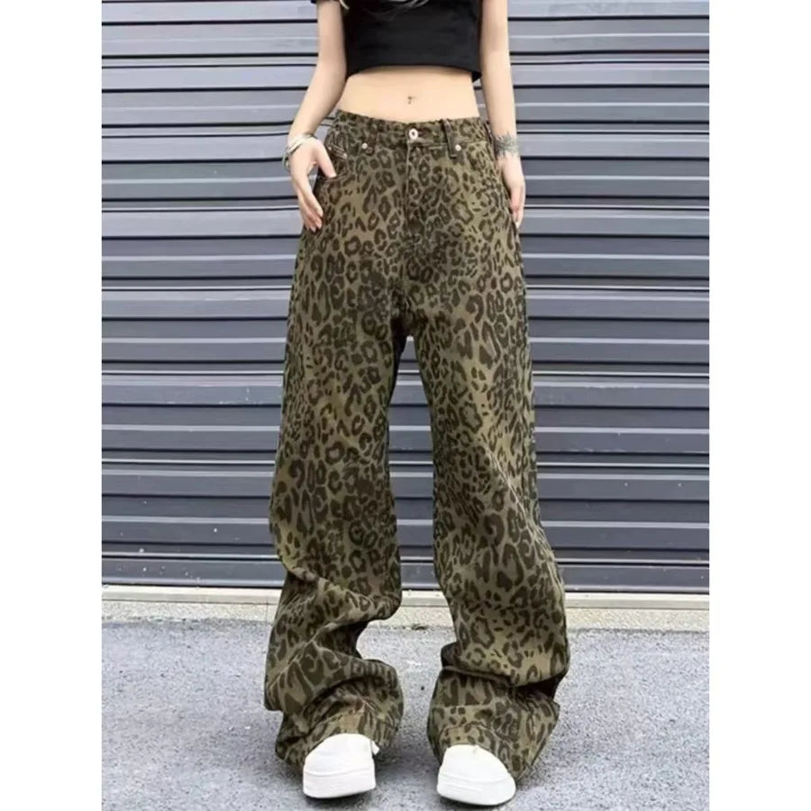 Wide Leg Jeans Women Denim Pants