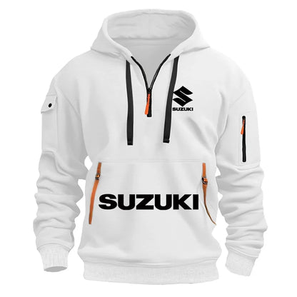 men's hoodie, casual outdoor sports hoodie and a warm motorcycle sweatshirt for autumn and winter