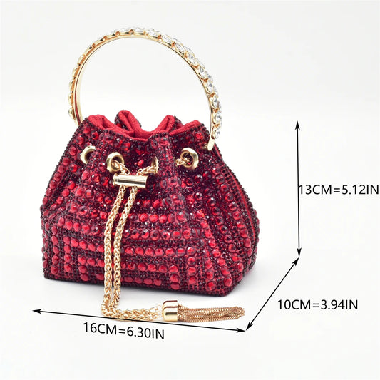 Fashion Italian Shoes with Matching Bags Set with Rhinestone African Shoes for Women Mid Heels Party Pumps Plus Size Heels 43