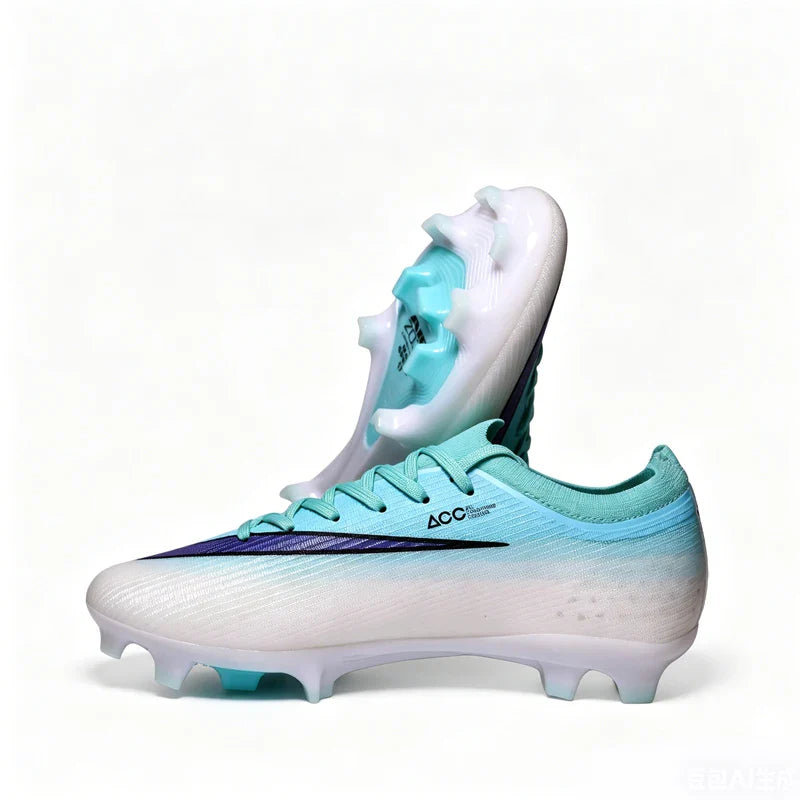 New Mens Football Boots Youth FG/TF Training Studded Fast Soccer Cleats Boys Non Slip Football Shoes Chuteira Campo 35-45