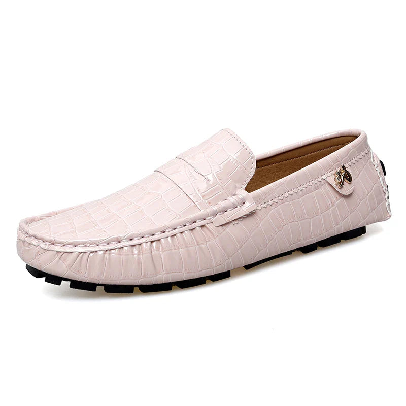 Patent Leather Beanie Shoes for Men 2025 New Spring and Summer Large Size Patent Leather Casual British Leather Shoes for Women Slip-On Slip-On Shoes