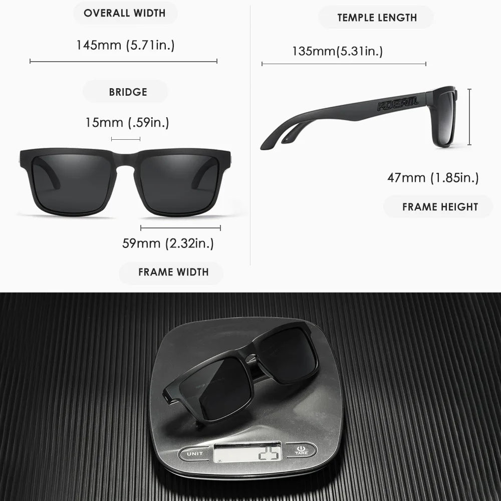 Sunglasses for Men Transparent Gray Frame Fashion Unisex Outdoor