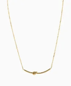 Stainless Steel Vintage Textured Delicate Necklace