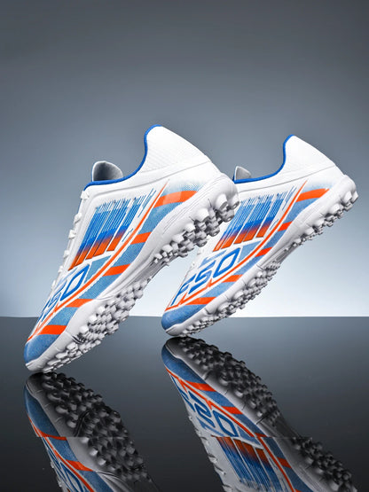 TF Soccer Cleats Men Women Kids PU Synthetic Upper Rubber Outsole Wear-resistant Non-slip Training Shoes