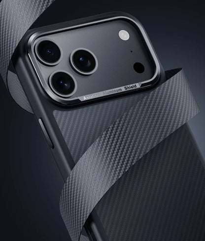For 600D Kevlar Series iphone 17 pro case of aramid fiber anti-fall Case With Magnetic For iphone 17 pro max case