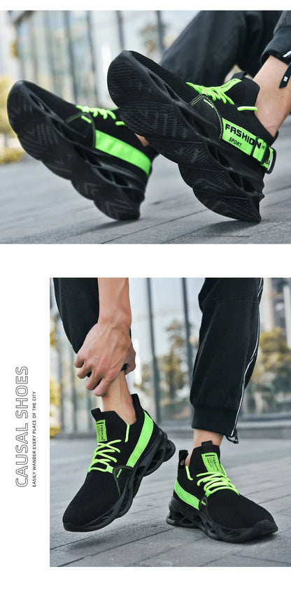 Tênis Masculino de Malha Respirável Casual Sapatos Masculinos Unissex Leve Macio Sola Grossa Buraco Sapatos de Casal Tênis Atlético Sapatos Femininos