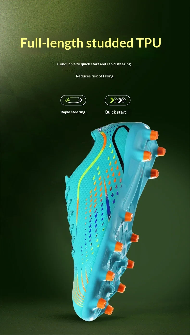 New Men Soccer Shoes Hot Sale Women Professional Football Boots Unisex High-quality Futsal Ultralight Cleats TF/FG Sneakers