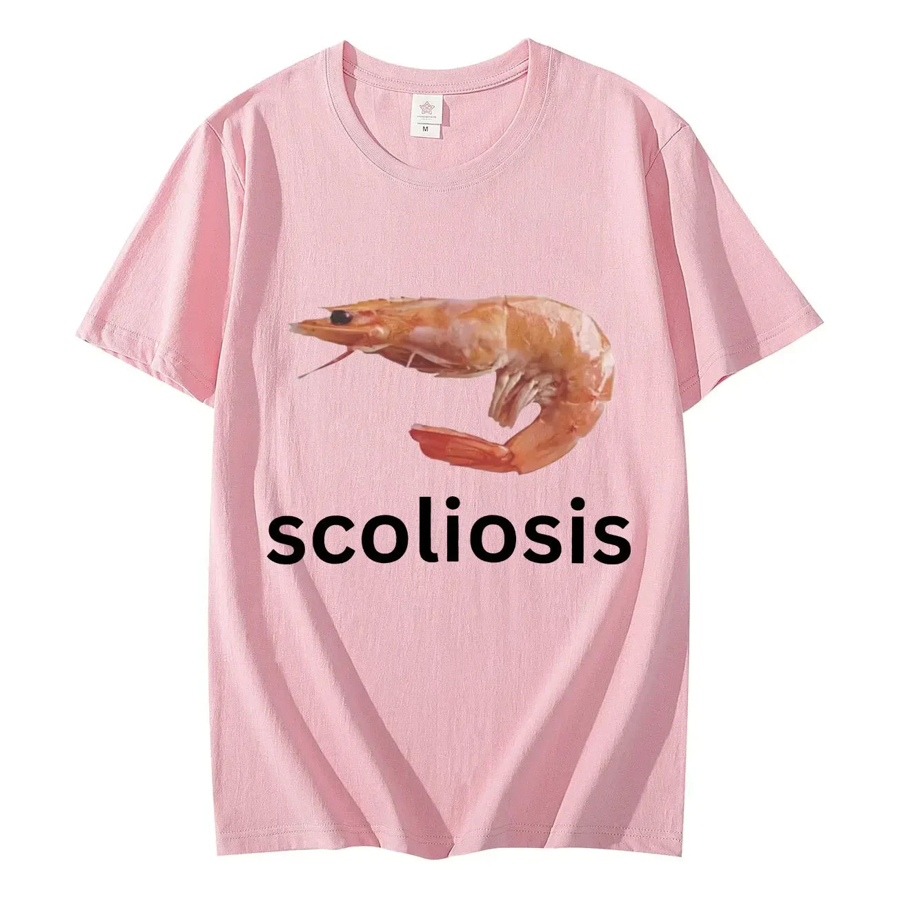 Funny Shrimp Meme T-shirt Unisex Fashion Casual T-shirts Summer Short Sleeve T Shirts Streetwear Women T Shirts