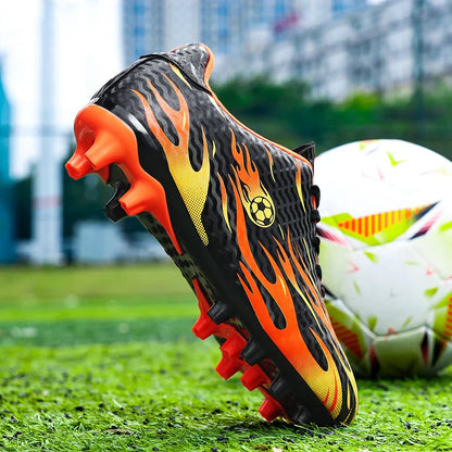 New Kid Match Boys Professional Football Boots Sneakers Soccer Shoes Comfortable Outdoor Match Non-Slip Sports Shoes Unisex