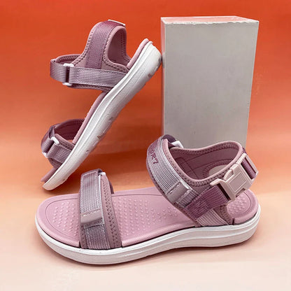 Pink Girls Summer Sandals Children Breathable Beach Shoes Fashion Open Toe Sandals for Kids Boys Casual Walking