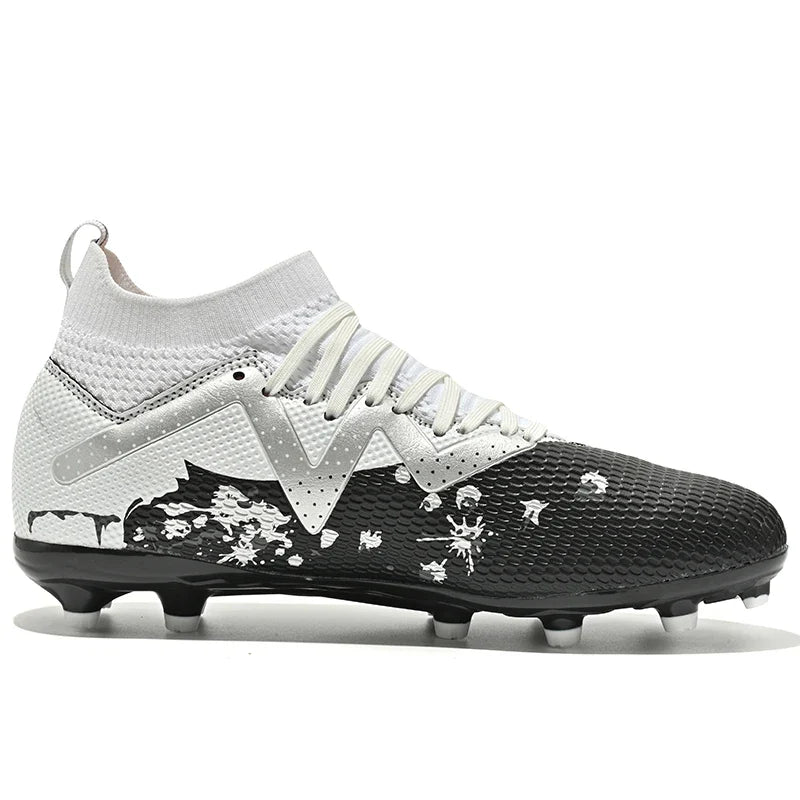 Men New TF Football Boots Society Indoor Original Top Quality Non Slip Male Soccer Shoes Sneakers Ultralight Breathable Ankle