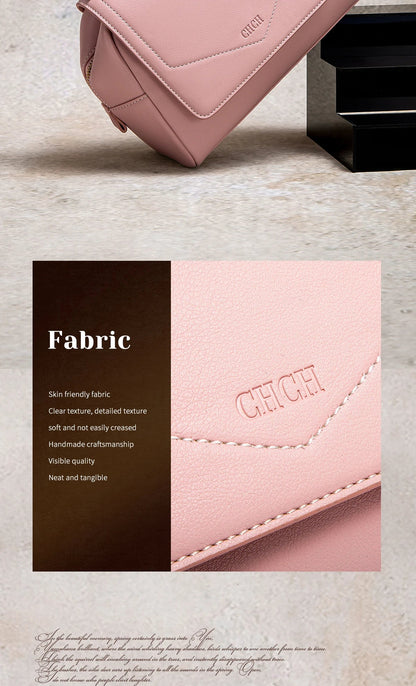 Women's Shoulder Bag Summer New Pink Crossbody Bag Magnetic Flip Cover Commuter Women's Bag