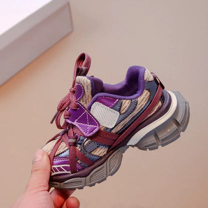 Girl's Sneakers Breathable Versatile Basketball Sneakers for Children Fashion Spring Autumn Kids Causal Boys School Sports Shoes