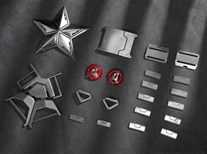 High Quality Adult Superhero Captain Steven Rogers Cosplay Costume Battle Uniform Costume  Halloween Carnival Helmet Boots