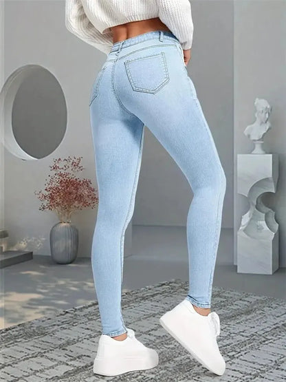 Women Stretch Skinny Jeans Lady Slim Fit Pencil Jeans