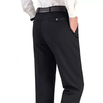 Men's Summer Dress Pants Grey Formal Classic Business Suit Pants Casual Dress Suit Office Work Slim Fit Male Trousers GOZBKF