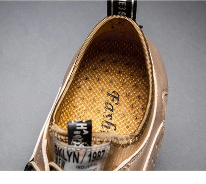 Leather Casual Sneakers for Men Driving Shoes 2024 New Fashion In Waterproof Men Doug Luxury Dress Loafers Shoes Footwear ﻿