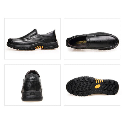 Genuine Leather Shoes Men Loafers Soft Cowhide Mens Casual Shoes Brand Male Footwear Black Brown Slip-on Thick Sole