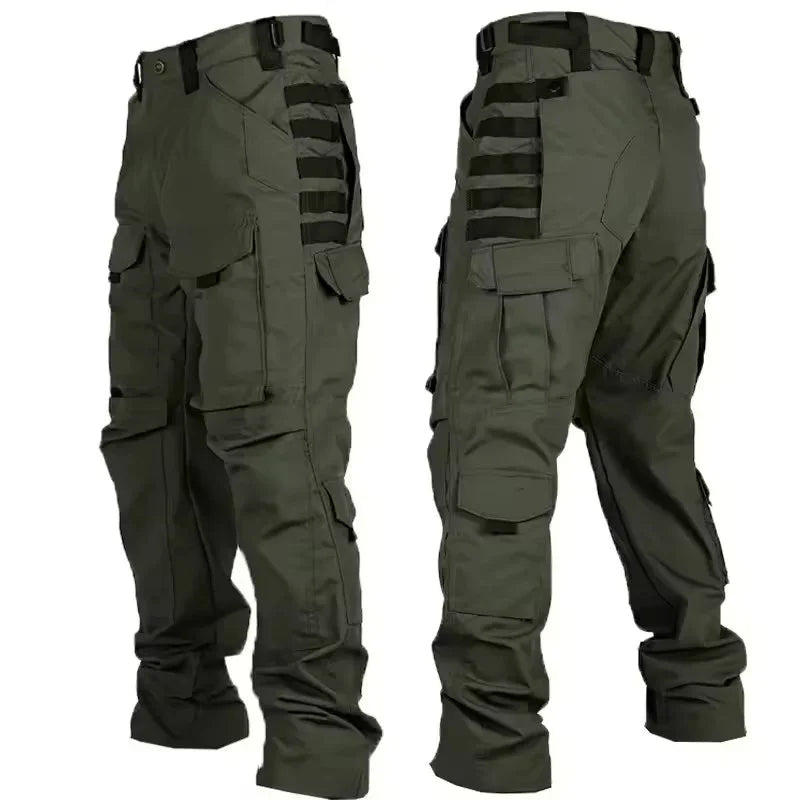 Tactical Pants Men Multi-Pocket Cargo Pants Casual Trousers Wear-Resistant Quick Dry Workwear Hiking Trainning Pant Loose