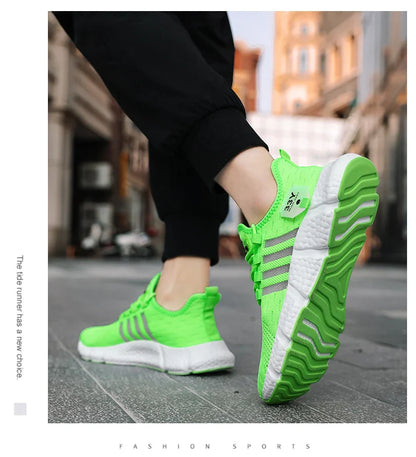 High Quality Summer Men Shoes Comfortable Sneakers Breathable Running Shoes for Men Mesh Tennis Sport Shoes