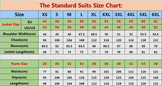 Classic Slim Fit Men's Business Suit Notch Lapel 2-Piece Blazer And Pants Set for Wedding Prom Groomsmen Elegant Formal Wear