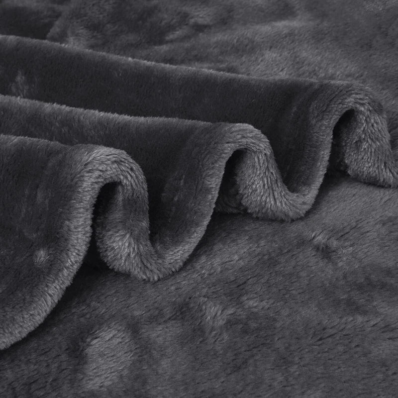 Winter fluffy velvet fleece blanket extra large size sofa throw blanket fuzzy faux fur blanket microfiber thick bed sheet