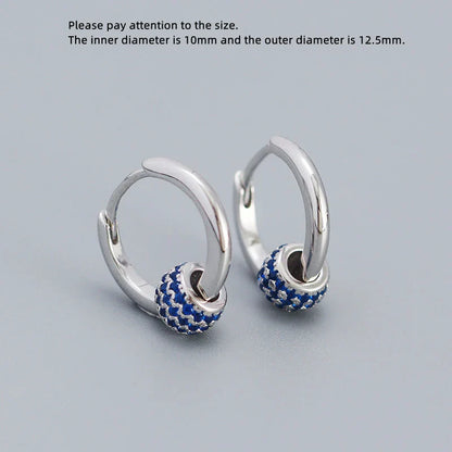 925 Sterling Silver Earring Zircon Sun Flower Ear Ring Geometric Style Water Drop Ear Bone Cute Temperament Woman Girl Ear Jewel