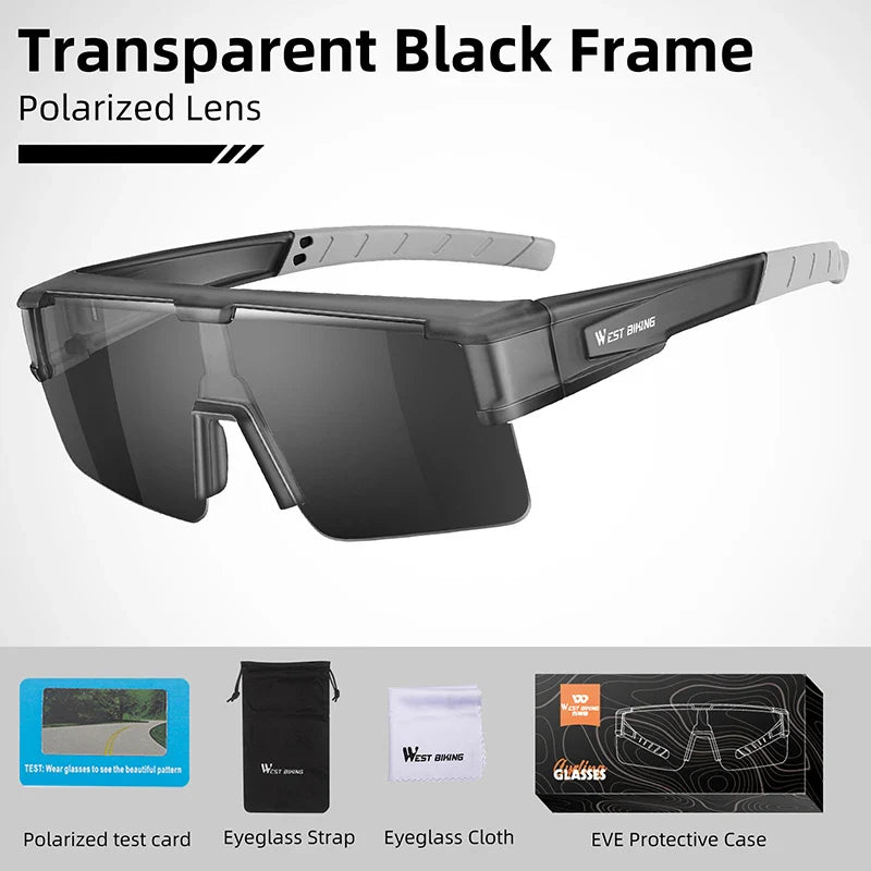 Sunglasses Glasses Men Photochromic Cycling Glasses