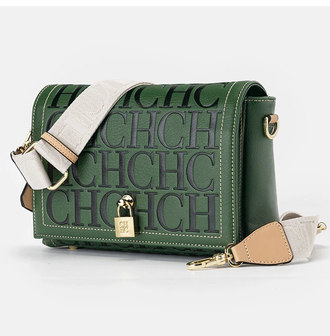 Autumn and Winter Solid Color Crossbody Bag Letter Printing High Quality Women's Fashion Elegance 2025 Classic Women's Bag