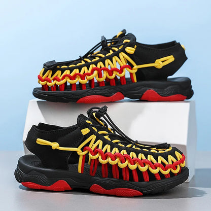 Hot Sale Kids Sports Sandals Summer Boys Beach Shoes Outdoor Sneakers Sandals Rubber Non-slip Casual Sandals for Children