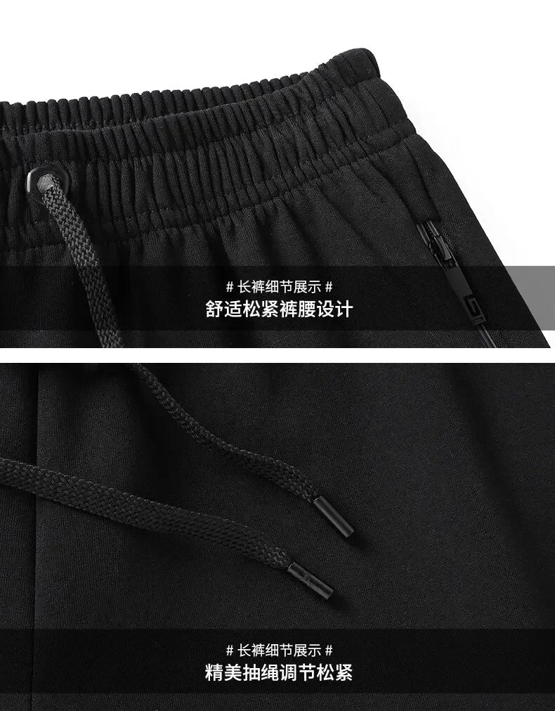 Men Running Sports Tracksuits Hoodies Zipper Outwear Sportwear+Sweatpants Sets Male Workout Sports Outfit Autumn Spring Sets men
