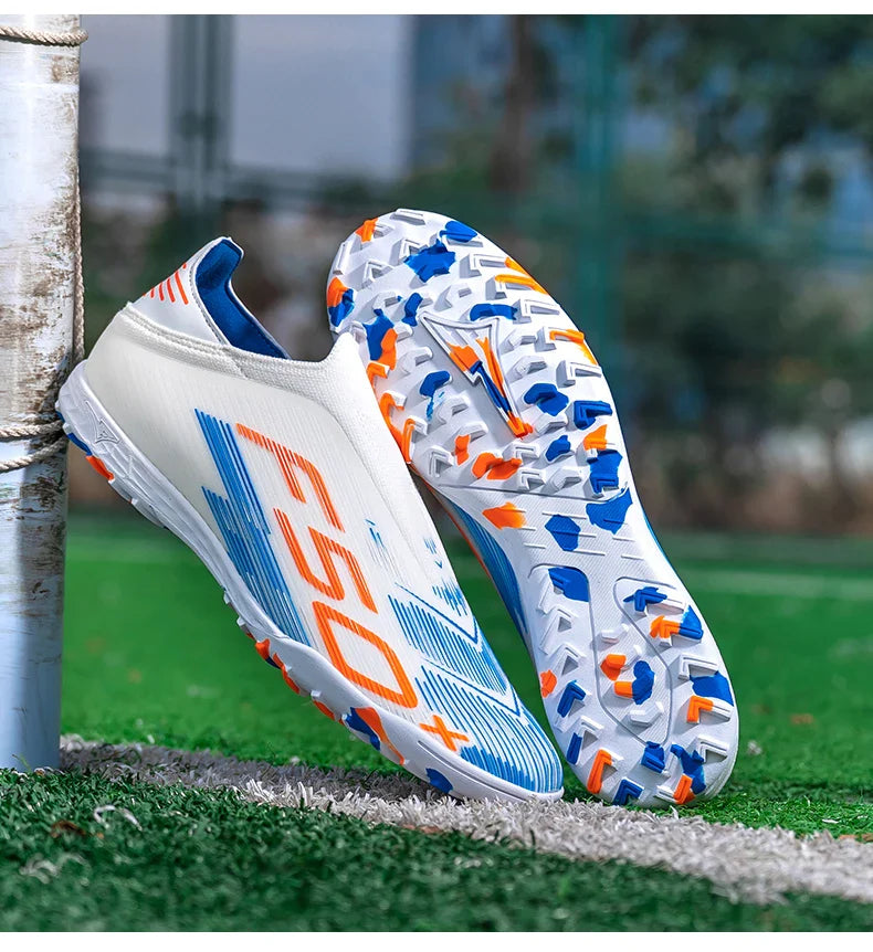 High Quality Mens Football Boots F50 Boys FG/TF Training Studded Fast Soccer Cleats Pro Non Slip Football Shoes for Man 35-45