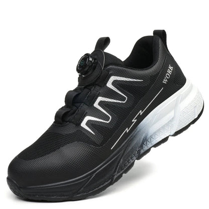 Women Safety Shoes Steel Toe Work Boots Breathable Puncture Proof Sport Work Sneakers Comfortable Construction Security Boots