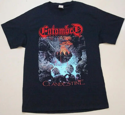Entombed Clandestine T-Shirt Fan Tee, Unisex T-Shirt, Best Gift For Men Women