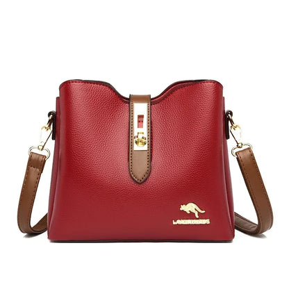 New High-quality Large Capacity PU Classic Women's Shoulder Bags 2025 Fashion Concise Light Luxury Versatile Style Crossbody Bag