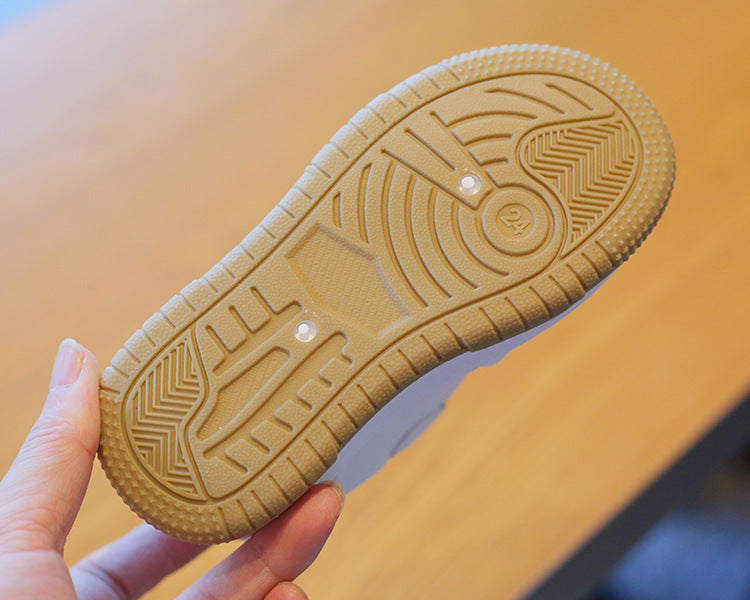 Children's Casual Sneakers 2024 New Comfortable Single Shoes Baby Boys Girls Toddler Small White Shoes Tenis Sports Board Shoes