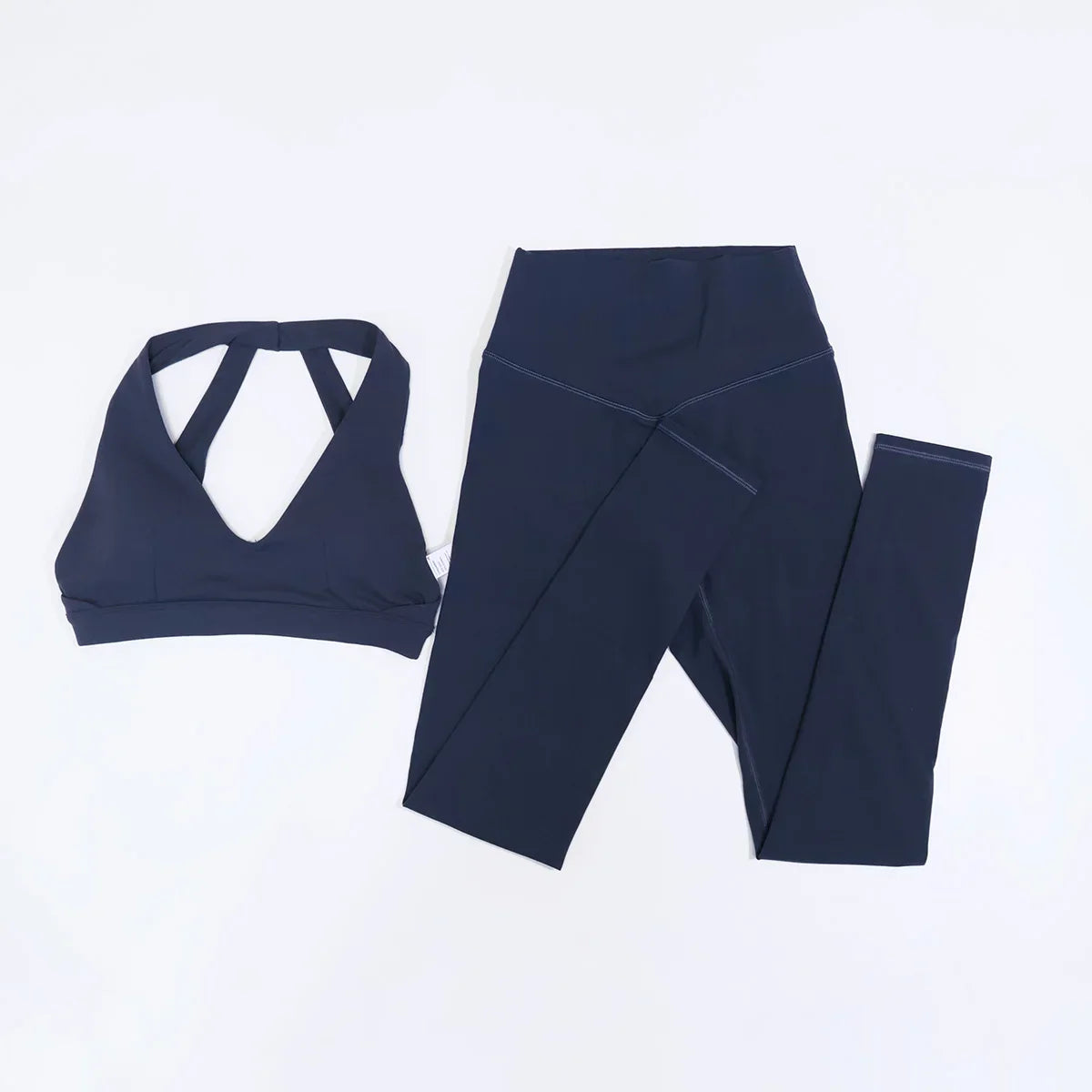 New Summer Women's Ultra Soft Sports Bra And Yoga Pants Set Fashionable Two-Piece Gym Workout Shock-Absorbing Underwear Suit
