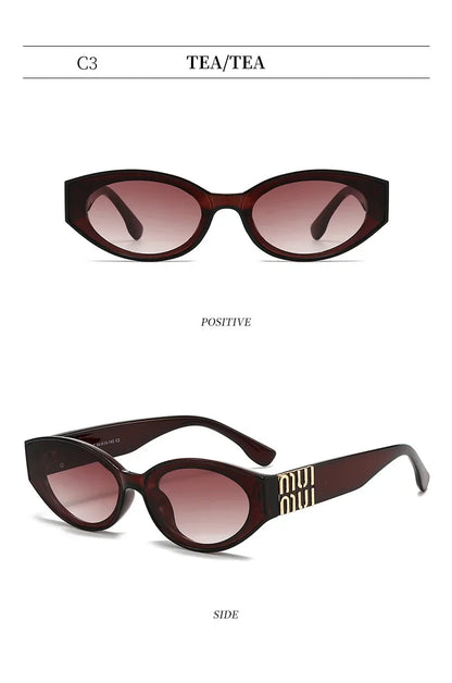 2025 New Fashion Cat Eye Sunglasses Women Men Brand Design Luxury Small Frame Sun Glasses Ladies Eyewears Oculos De Sol UV400