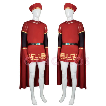 Lord Farquaad Cosplay Costume Shrek Carnival Uniform Wig Anime Halloween Role playing holiday party Costumes Women Game