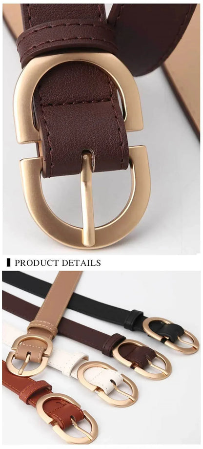 1pcs Women's Belt Simple Fashionable Needle Buckle Belt Casual Versatile Korean PU Leather Belt With Pants Jeans Belt Lady Belts