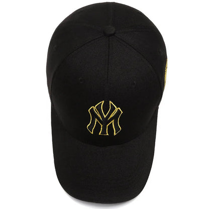 Fashion Korean Letter MY Baseball Cap 3D Embroidery Dad Hat Men