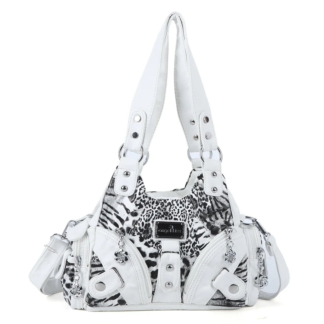 Women Handbags Soft Tote Bag Small Top-handle Fashion Satchel Multi-Pockets Crossbody Shoulder Bag Hobos Phone Pack